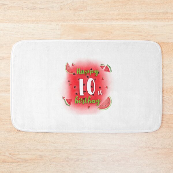 Item preview, Watermelon Happy 10th Birthday designed and sold by Dutlu.