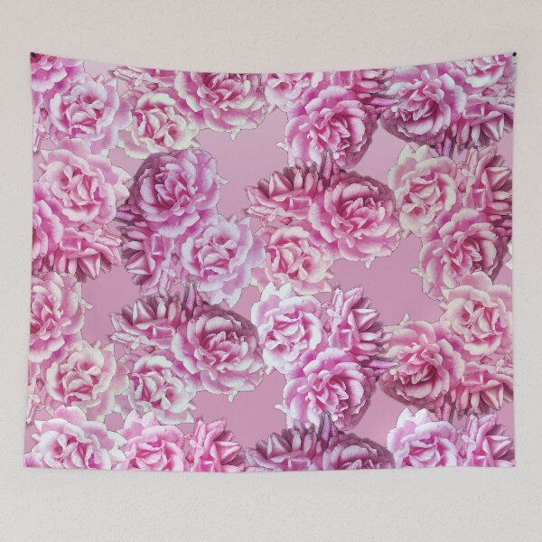 Item preview, Vintage roses in pink designed and sold by MarionsArt.