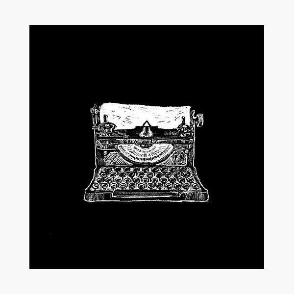 Item preview, Old Typewriter designed and sold by Pommepai.