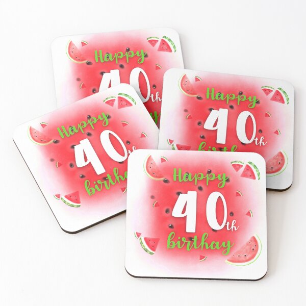 Item preview, Watermelon Happy 40th Birthday designed and sold by Dutlu.
