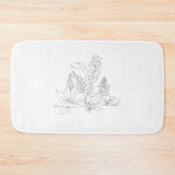Item preview, Snake in Flowers designed and sold by DioskiArt.