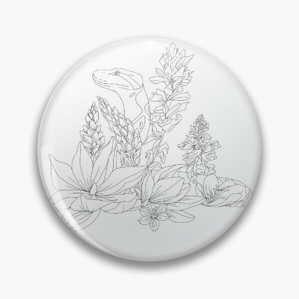 Item preview, Snake in Flowers designed and sold by DioskiArt.
