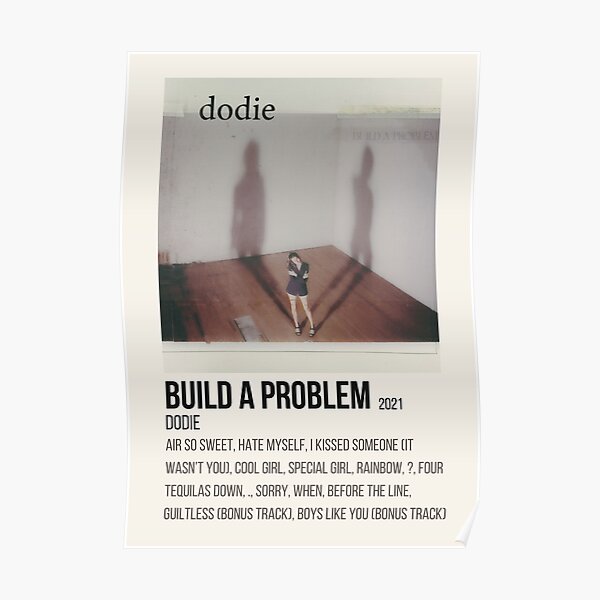 dodie build a problem album poster Poster