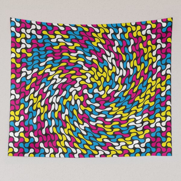 Item preview, Twisted Metaballs Pattern (CMYK Colour) designed and sold by John Uttley.