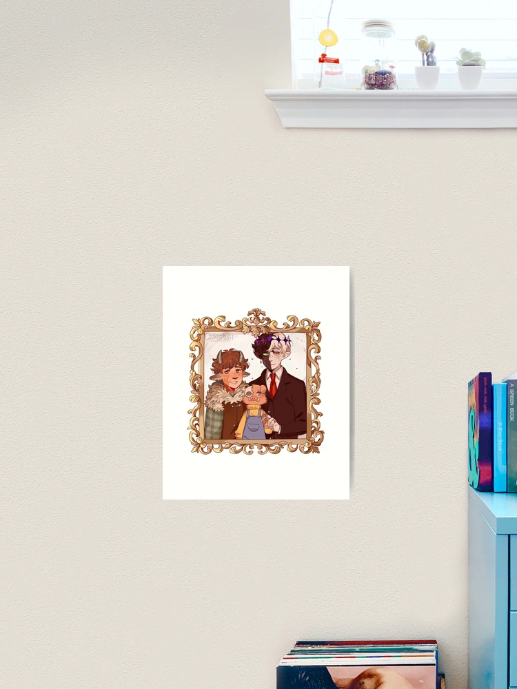 Kidcore Tubbo and Micheal l DSMP, an art print by izzie - INPRNT