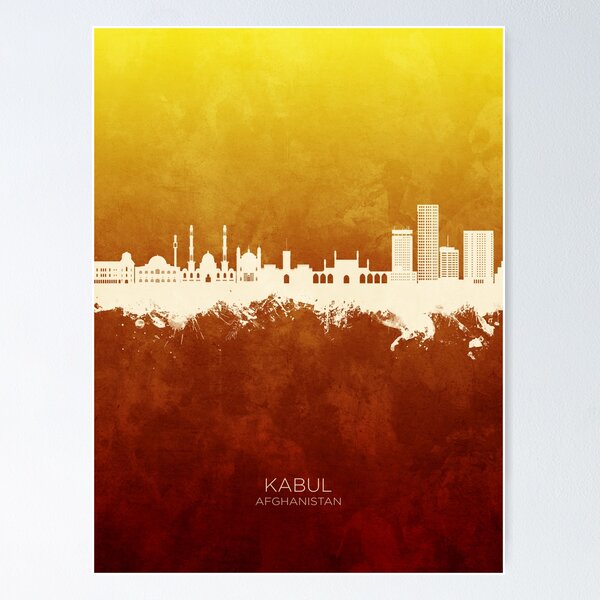 Item preview, Kabul Afghanistan Skyline designed and sold by ArtPrints.