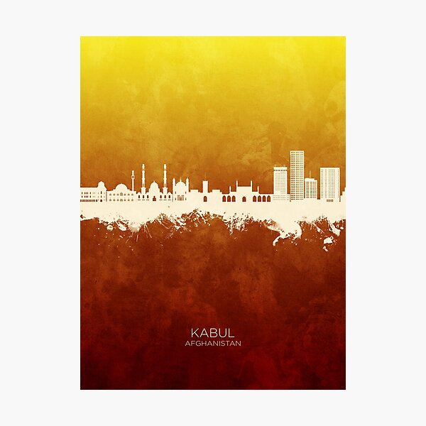 Item preview, Kabul Afghanistan Skyline designed and sold by ArtPrints.