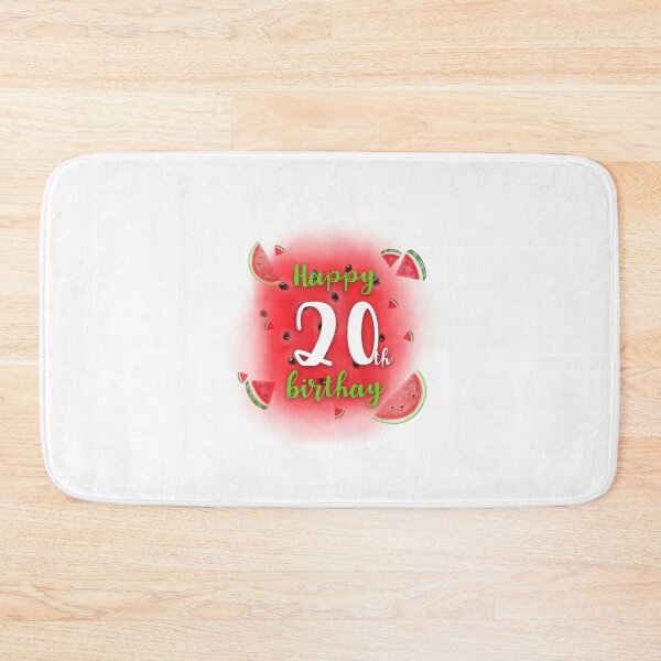 Item preview, Watermelon Happy 20th Birthday designed and sold by Dutlu.