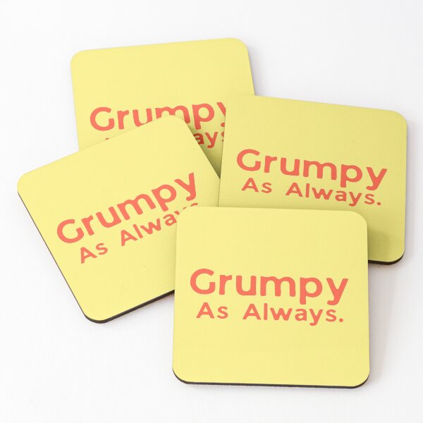 Item preview, Grumpy As Always designed and sold by MadeOfWords.