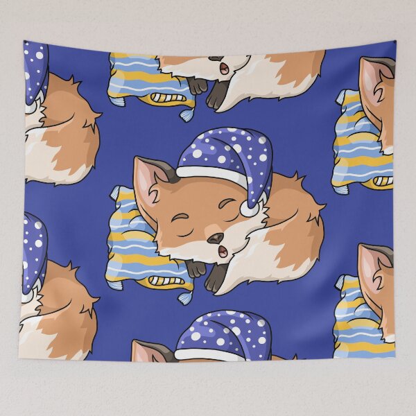 Item preview, Cute sleeping fox good night designed and sold by ARTemyzz.