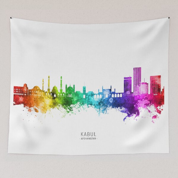 Item preview, Kabul Afghanistan Skyline designed and sold by ArtPrints.