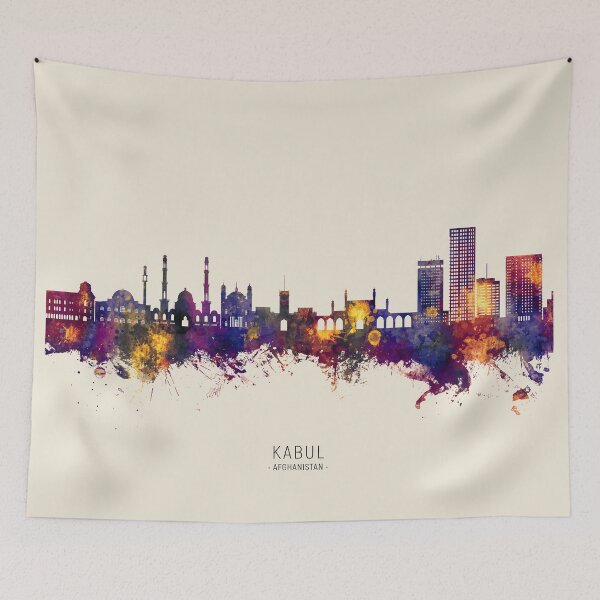 Item preview, Kabul Afghanistan Skyline designed and sold by ArtPrints.
