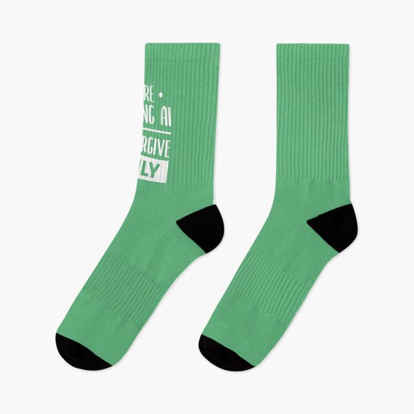 Item preview, You Are Trusting AI, You Forgive Easily (Green BG) designed and sold by FilipeFerreira.