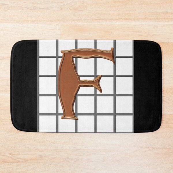 Item preview, Monogram F in copper designed and sold by leobrix.