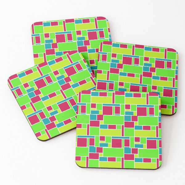 Item preview, Abstract multicolor geometric pattern designed and sold by cutecrazytshirt.