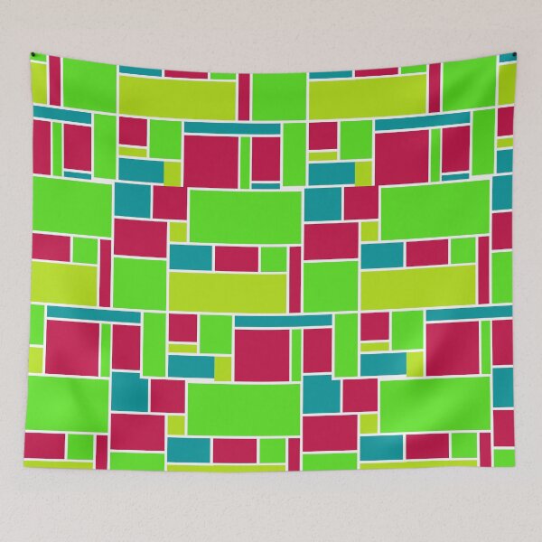 Item preview, Abstract multicolor geometric pattern designed and sold by cutecrazytshirt.
