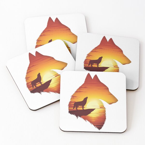 Item preview, Lone wolf sunset designed and sold by RAIID.