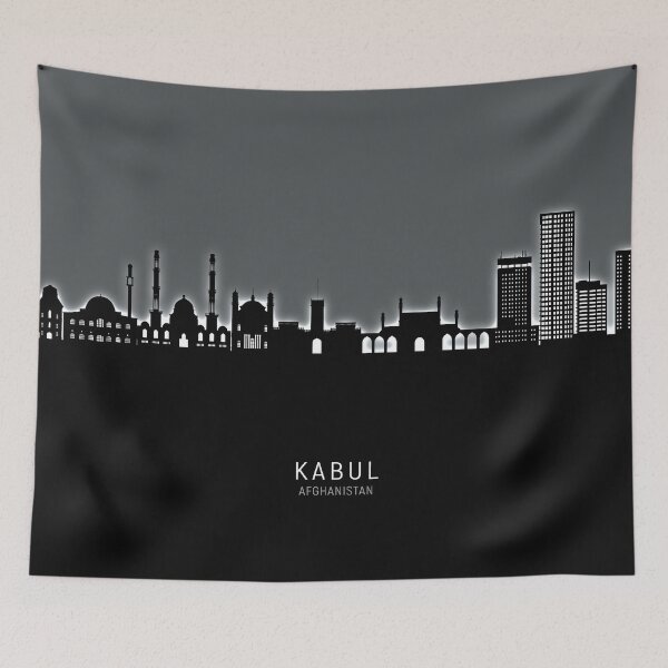 Item preview, Kabul Afghanistan Skyline designed and sold by ArtPrints.
