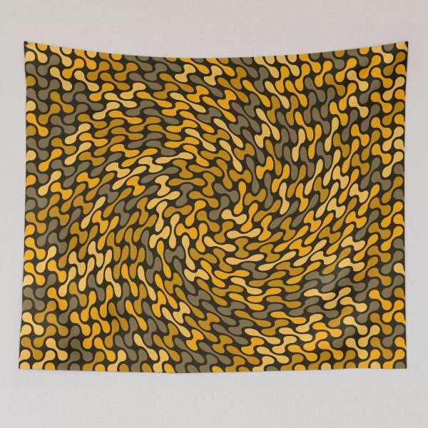 Item preview, Twisted Metaballs Pattern (Gold) designed and sold by John Uttley.