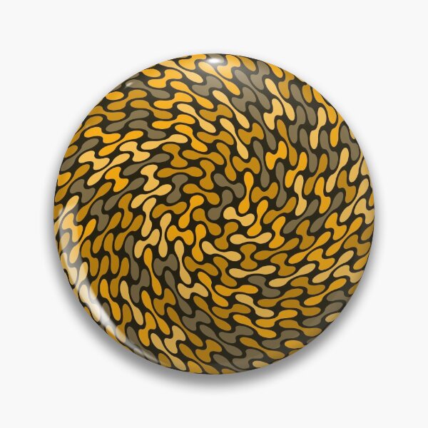 Item preview, Twisted Metaballs Pattern (Gold) designed and sold by John Uttley.