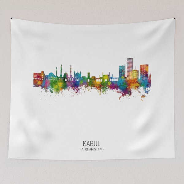 Item preview, Kabul Afghanistan Skyline designed and sold by ArtPrints.