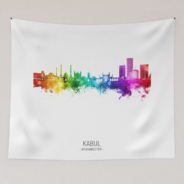 Item preview, Kabul Afghanistan Skyline designed and sold by ArtPrints.
