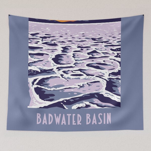 Item preview, WPA Poster of Badwater Basin in Death Valley National Park, Inyo County, California, USA designed and sold by JohnLucke.