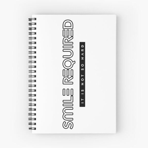 Item preview, SMILE REQUIRED x It's not so hard designed and sold by Dude 4U.
