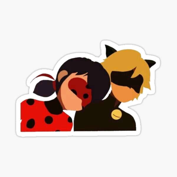 Ladybug And Cat Noir Stickers Redbubble