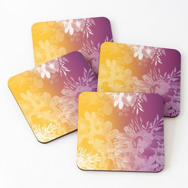 Item preview, Gradient Flower Print designed and sold by Kiwis-Colors.