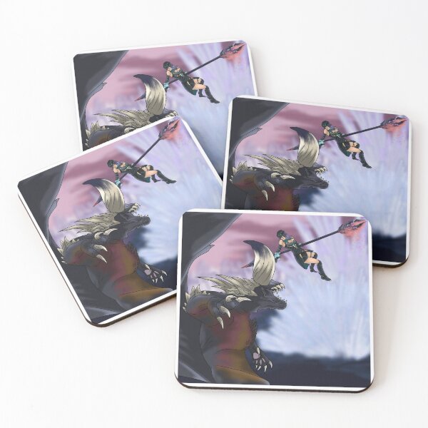 Item preview, Insect Glaive Vs Nergigante designed and sold by DioskiArt.
