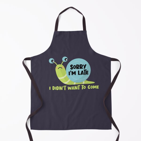 Item preview, Sorry I'm Late Snail designed and sold by VicEllisArt.