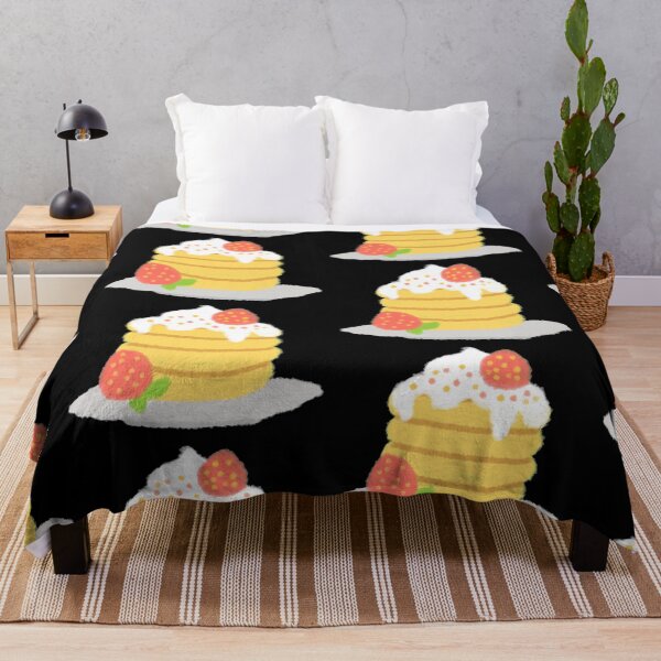 Item preview, kawaii Japanese Fluffy Pancakes strawberries cream designed and sold by GLwithUs.