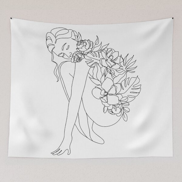 Item preview, Woman Line Art, Fashion art, Minimalist Print, Scandinavian art, Modern art, Wall art, Print, Minimalistic, Modern Poster designed and sold by OneLinePrint.