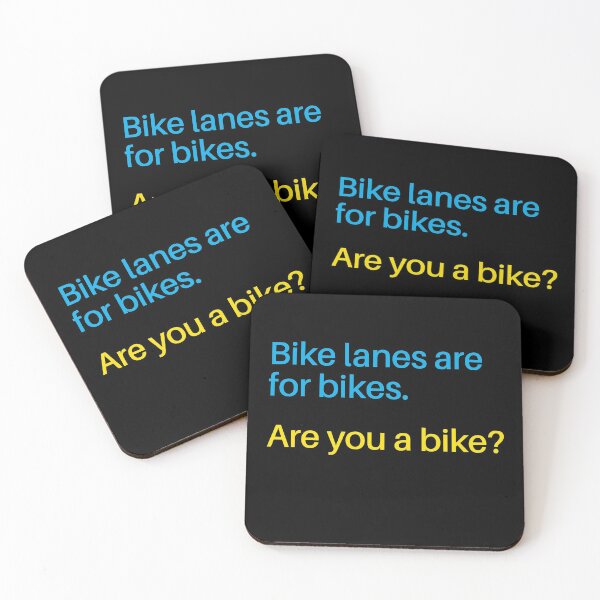 Item preview, Bike lanes are for bikes. designed and sold by TheNapCat.