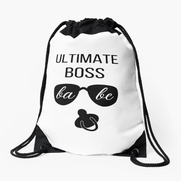 Bolso mamá azul para bebé con logotipo blanco Boss