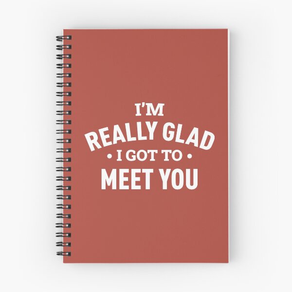 Item preview, I'm Really Glad I Got To Meet You (Red BG) designed and sold by FilipeFerreira.