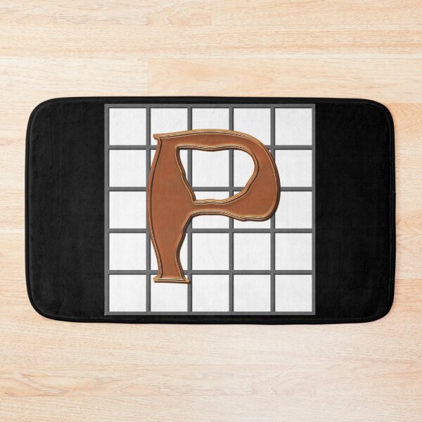 Item preview, Monogram P in copper designed and sold by leobrix.