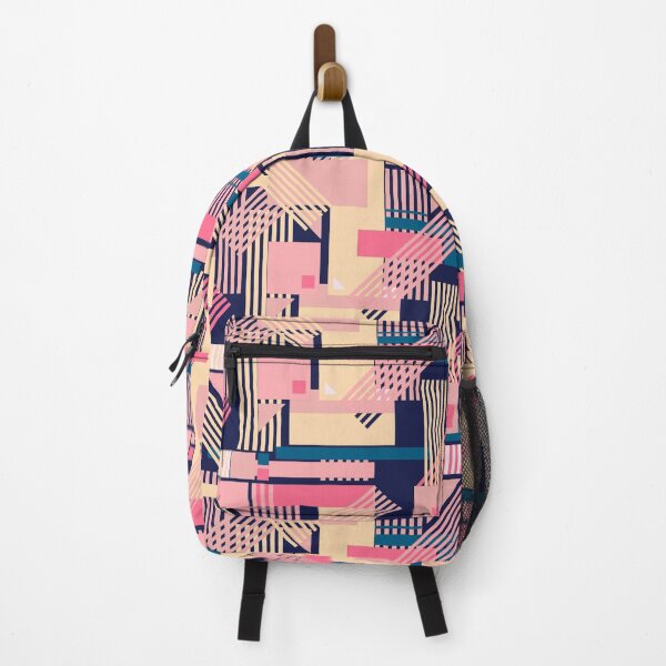 Item preview, abstract geometric trendy pastel colors pattern designed and sold by cutecrazytshirt.