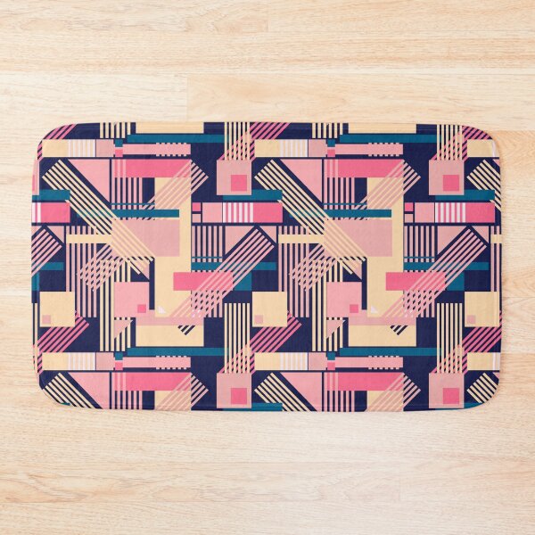 Item preview, abstract geometric trendy pastel colors pattern designed and sold by cutecrazytshirt.