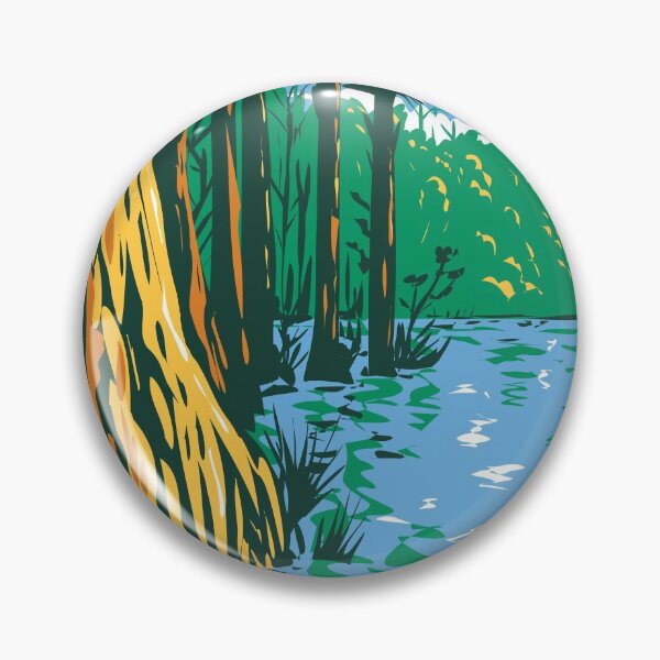 Item preview, WPA Poster of Art of the Wetlands in Everglades National Park in the state of Florida, USA designed and sold by JohnLucke.
