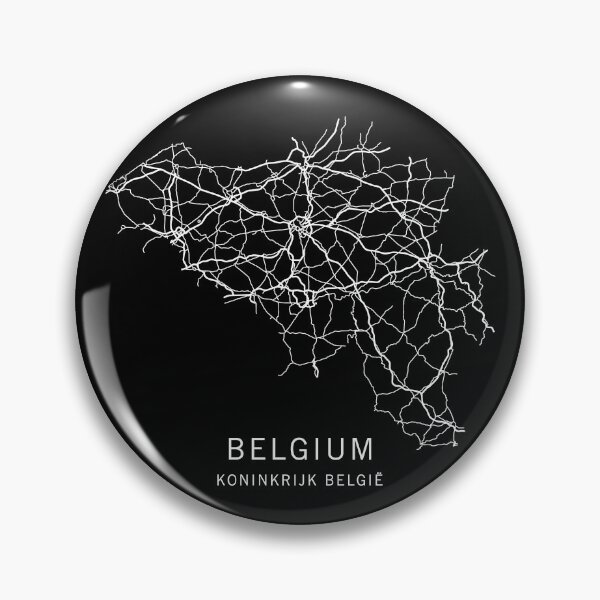Item preview, Belgium Road Map  designed and sold by clarkstpress.