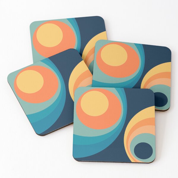 Item preview, Colorful retro circles design designed and sold by BattaAnastasia.