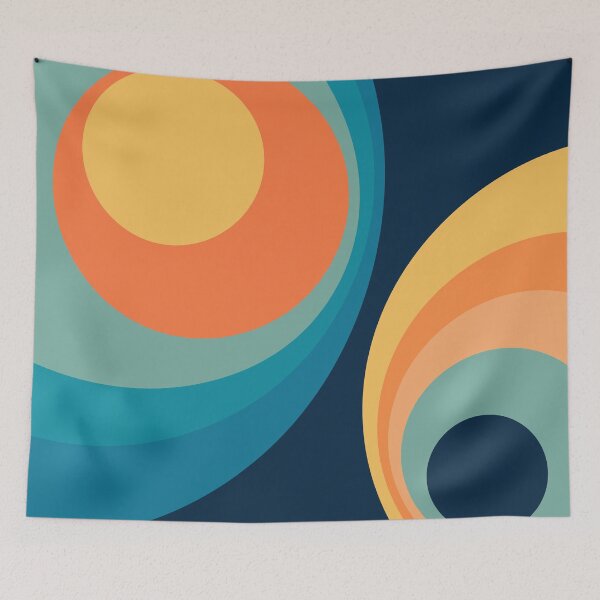 Item preview, Colorful retro circles design designed and sold by BattaAnastasia.