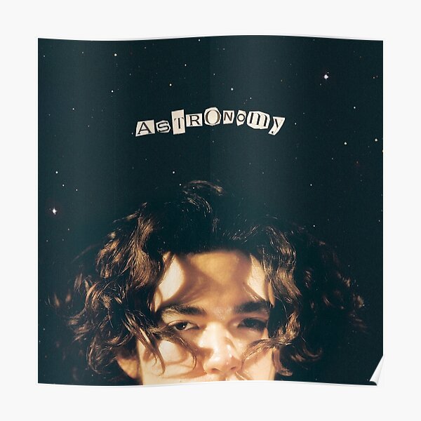 Astronomy Gray Poster