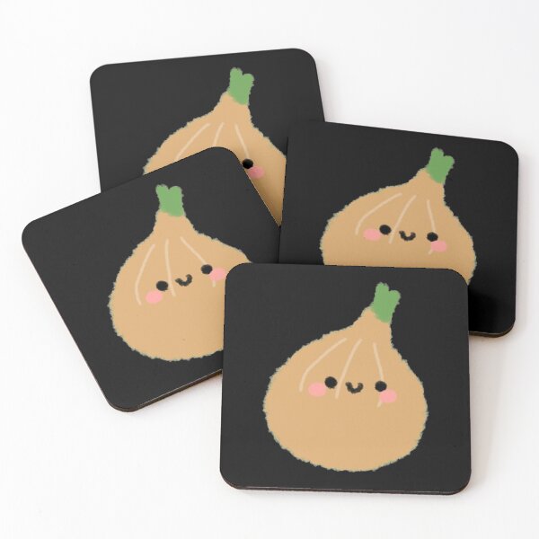 Item preview, Kawaii doodle of brown onion vegetables designed and sold by GLwithUs.