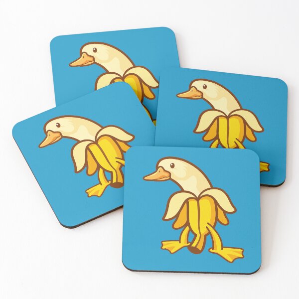 Item preview, Banana Duck Anthropomorphic Animal Art designed and sold by Maria Garcia.