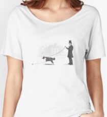 Walking The Dog Women's Relaxed Fit T-Shirt