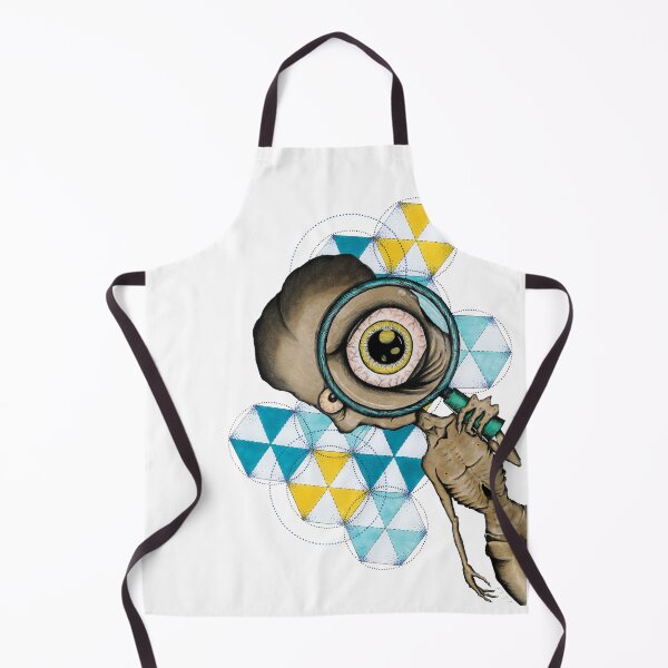 Item preview, Curious Alien Watching through Magnifying Glass designed and sold by LoraThos.