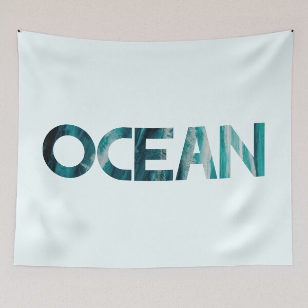 Item preview, Calm Ocean Waves Typography designed and sold by foxleylane.